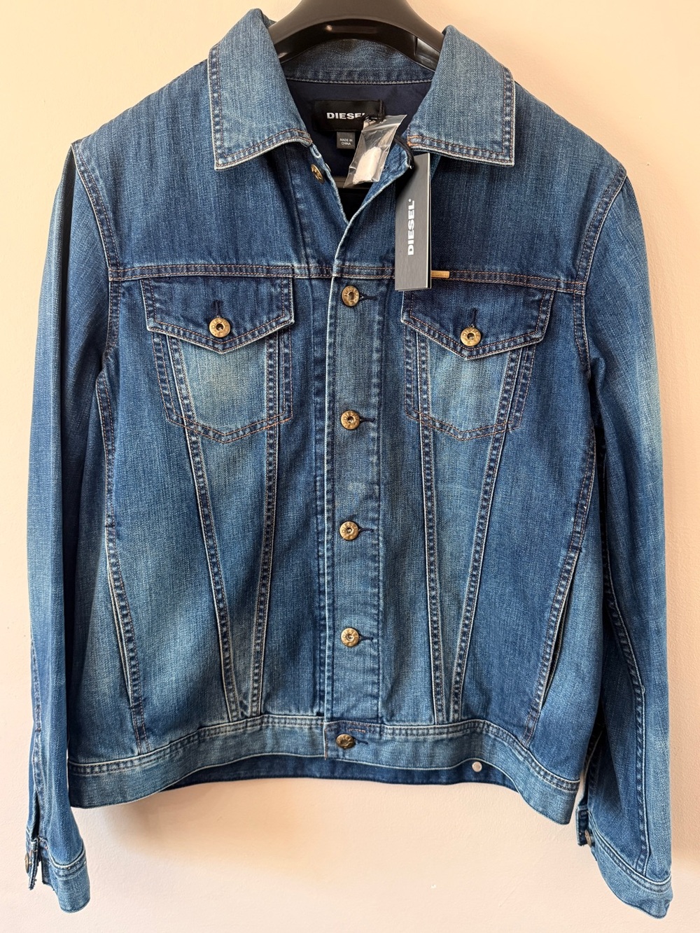 Diesel Blue Washed Denim Jacket(brand new)